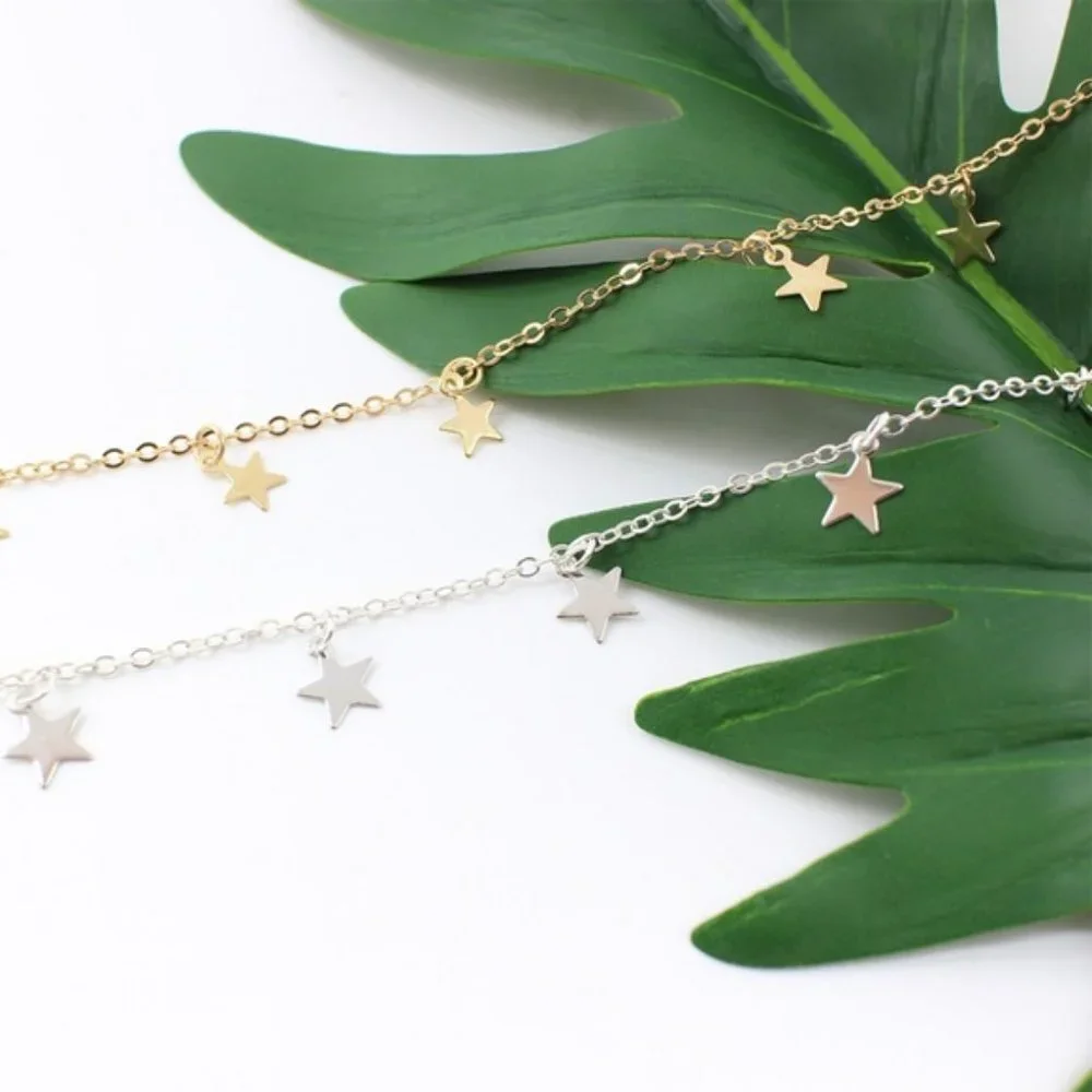 Star Choker Necklace (Gold) - Picture 3 of 5